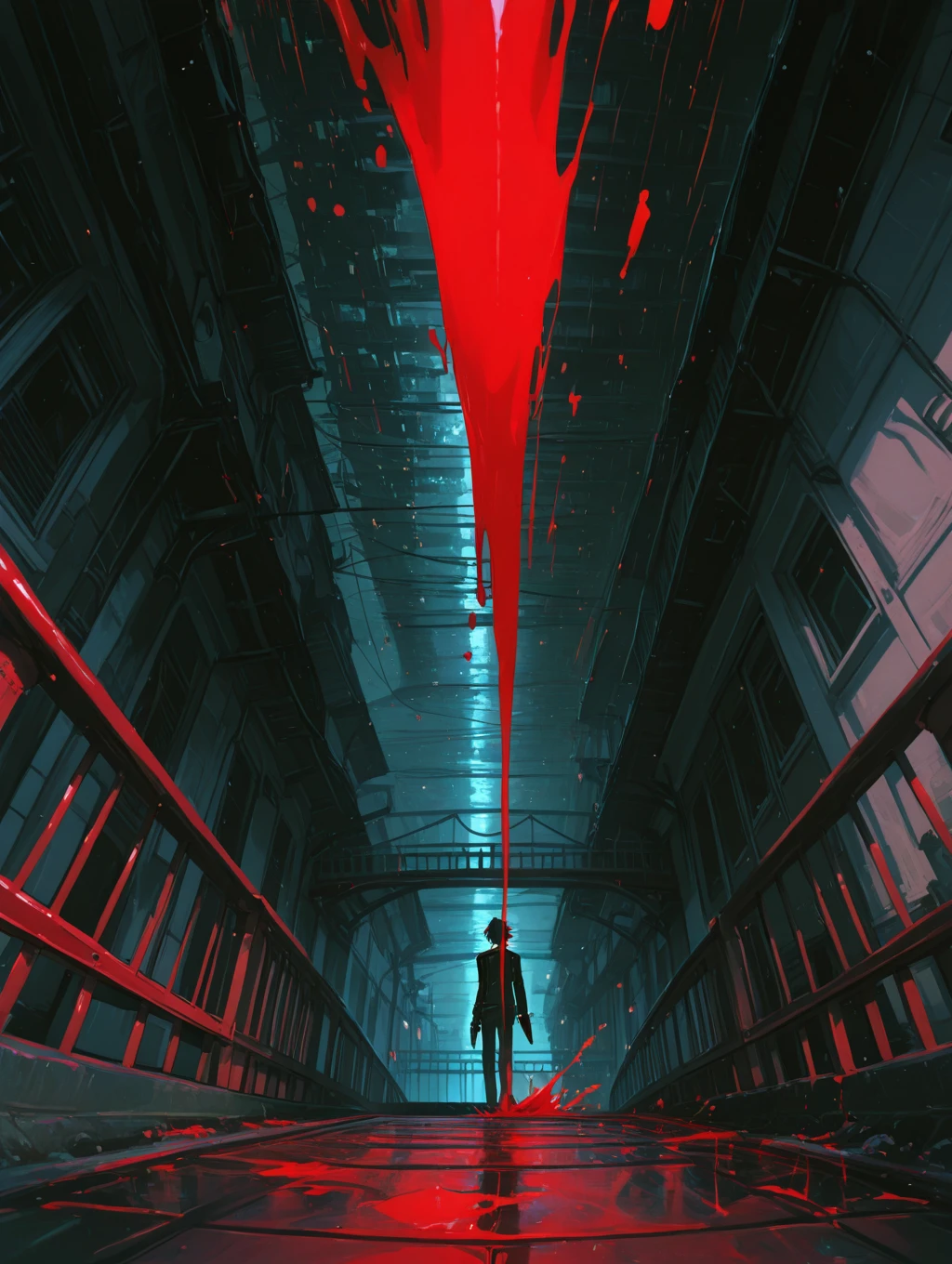 Title Skyfly. baker in scp foundation site with blood, fire and dead bodies everywhere the pixar movie. Motto: the law is on out side