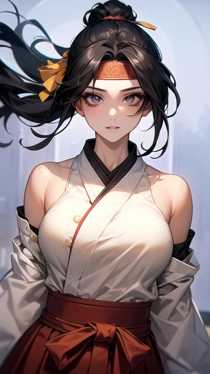 female，alone，gray background，artistic lighting，beautiful asian goddess，tie one's hair up，exquisite  features，white lace dress，sleeveless，smooth thighs and feet，giant :1.3，:1.2，look at the audience，Character-centric，symmetry diagram，whole body:1.5，from below:1.4，abdominal injection, perfect hand expression