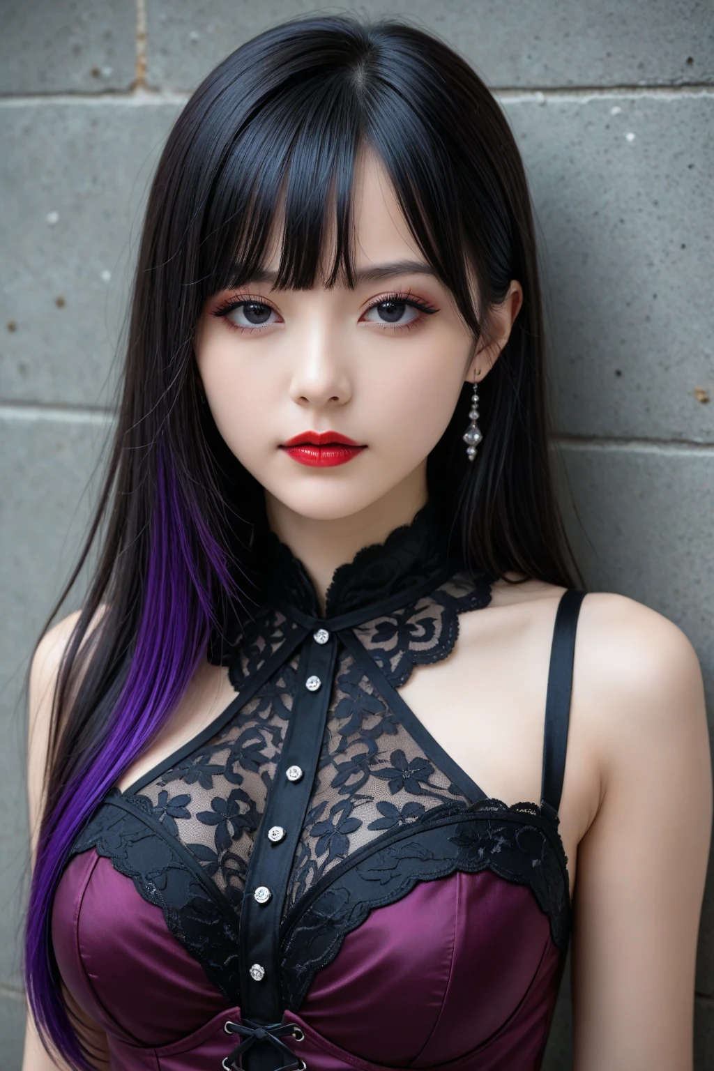  (high quality), (SFW), (vertical split screen:1.6), (Various scans:1.5),  (A mature  who enjoys a smartphone chat app with numerous Korean adult men.. : 1.6), (The girl has colorful dyed hair and pretty face makeup. : 1.4), (She wears a feminine dress and stockings., Sitting on bed wearing strappy high heels and chatting online with several men...), Her smartphone display shows a number of adult Korean men chatting with her., Chat language is English., The man is waiting for her answer, Each pop-up window is displayed.., chat history, Online Profiles and Photos, And the man asks her to chat on the smartphone screen.. He and she take turns messaging on a chat app.., her time is night,