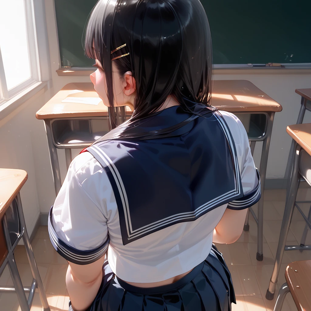 (photorealistic quality, Fidelity 1.9, Ultra-high precision CG unified 8K wallpaper)、(real skin texture:1.1)、(An immersive atmosphere:0.8、chiaroscuro:1.2) 、((((Cute Japanese schoolgirl gets her  touched by a guy))))、(Crawl  and show off your )、((blonde:1.4))、((look at the camera:1.4))、Hands on the floor、((embarrassed look:1.2))、((red cheeks:1.3))、alone、((short hairstyle))、((school uniform:1.5))、pink 、(beautiful 、looked back、stare at the camera、turn away from the camera、Woman with protruding 、Photos focused on the 、Photographing the  from below、naughty )、simple background、(spread your legs to the side)、(Examination of the )