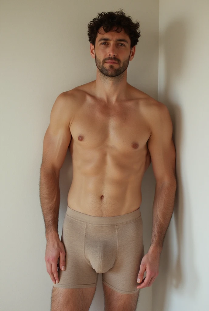 A young handsome blond skinny naked with a big penis 25 cm