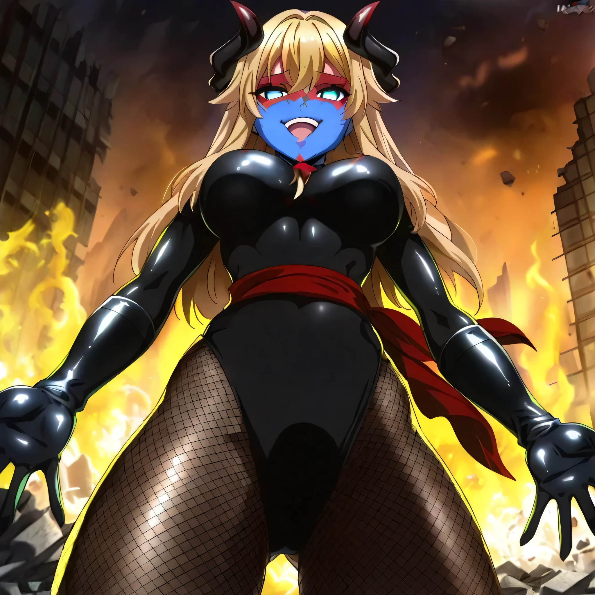 shocker, black leotard, latex, 