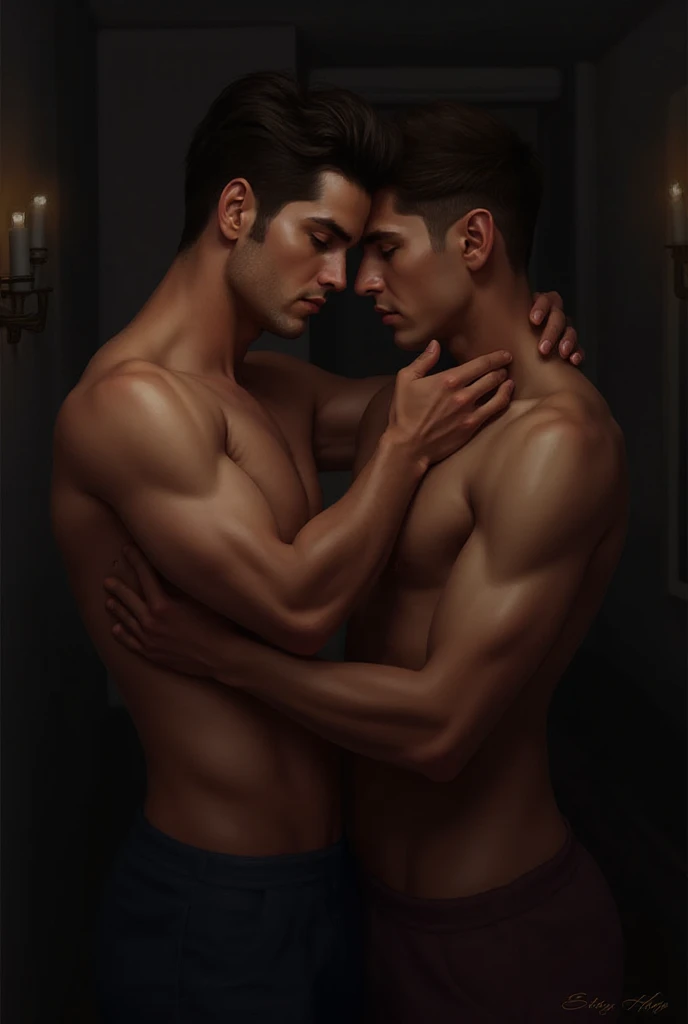 Imagine a spiritual representation where mother, father and son are united, nua,  max grande, holding hands, immersed in a spiritual existence with luminous tones predominant in red and blue. Esta cena, emocionante e bela, deve ser visualmente impressionante, with stunning detail in 8k resolution.
In the immensity of a starry night sky, com planetas, comets and an entire galaxy, visualize realidades superiores e conceitos elevados, that transcend mathematics, a filosofia, a arte e a beleza. This acrylic painting, capturada com uma lente de 35mm, It must be a cinematic masterpiece in 8k quality, inspirada no estilo marcante de Greg Rutkowski, ((The mother is ,  grandes, pubic hair, pernas abertas, olhar , sorriso convidativo 
