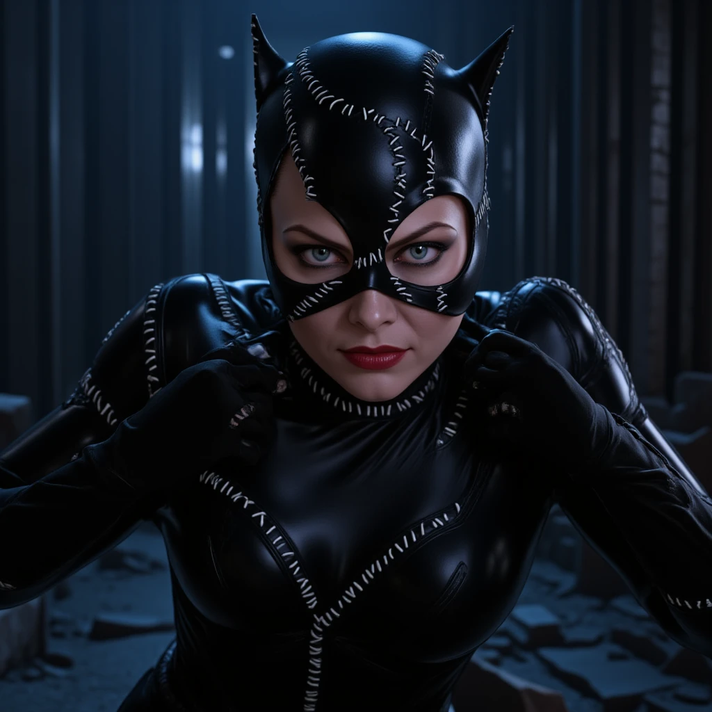 A beautiful catwoman, Good body, 8K