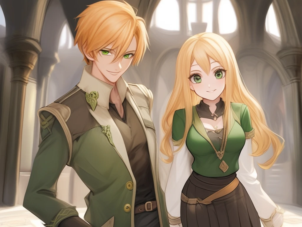 Homme noir metisse avec femme blonde aux yeux vert, romance , couple, univers Kingdom Hearts, dessin manga anime realiste