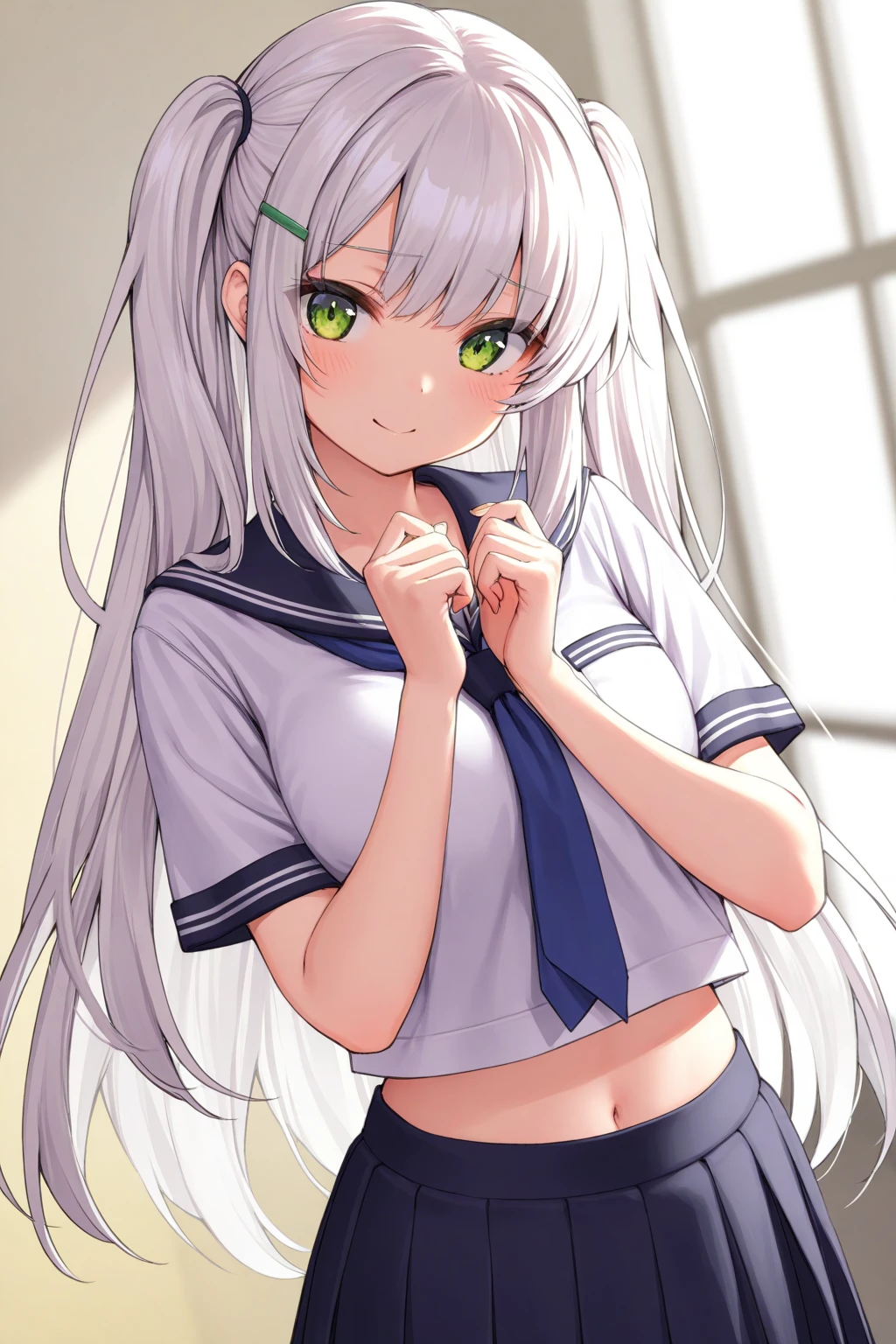 (masterpiece, best quality:1.4),1girl, laffey /(Azur Lane/), detailed face, standing, , skirt lift, no , outdoors,(disdain), tears, blush, (looking at viewer), cowboy shot, , puffy 