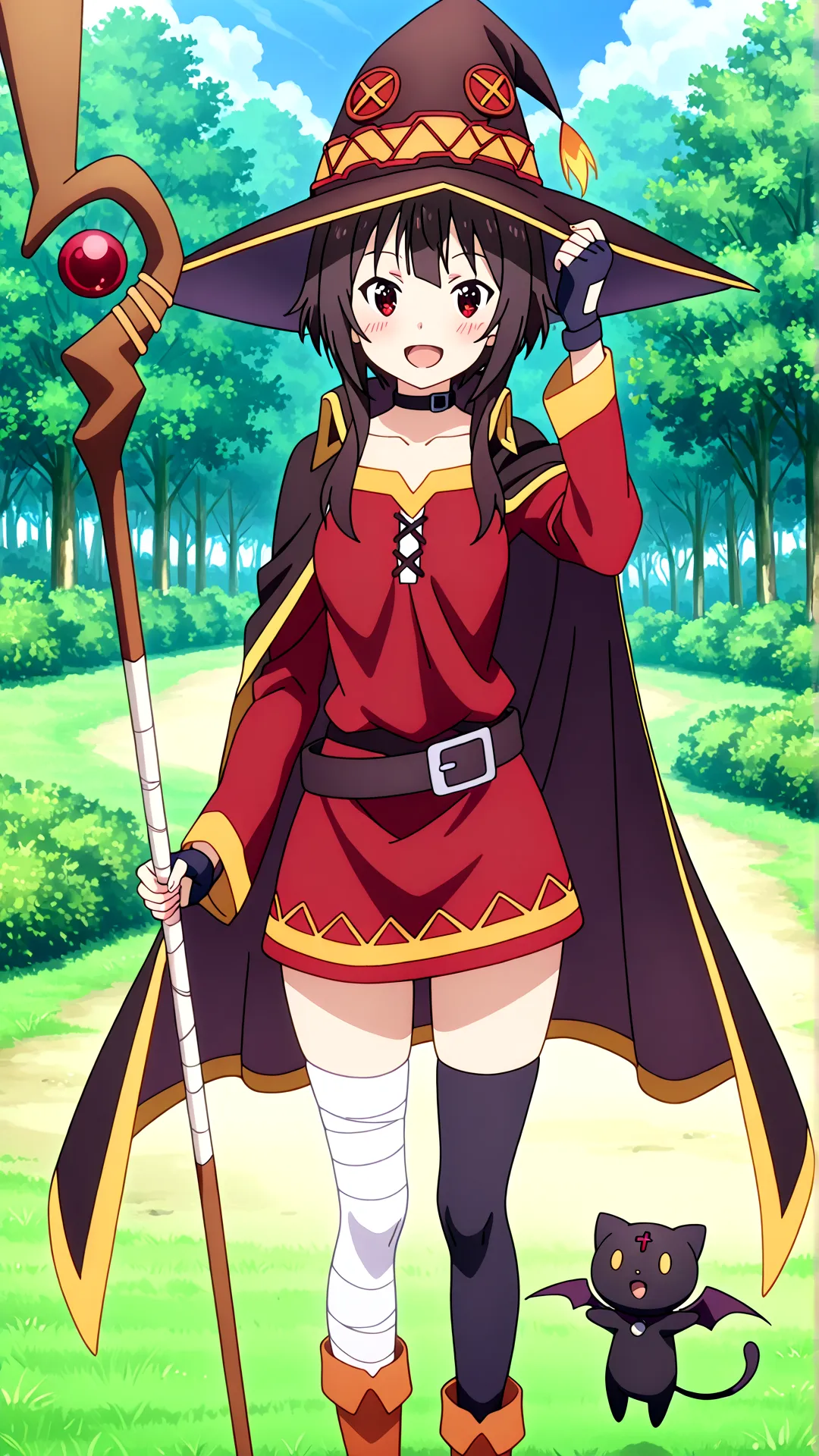 アニメ風美少女イラスト生成