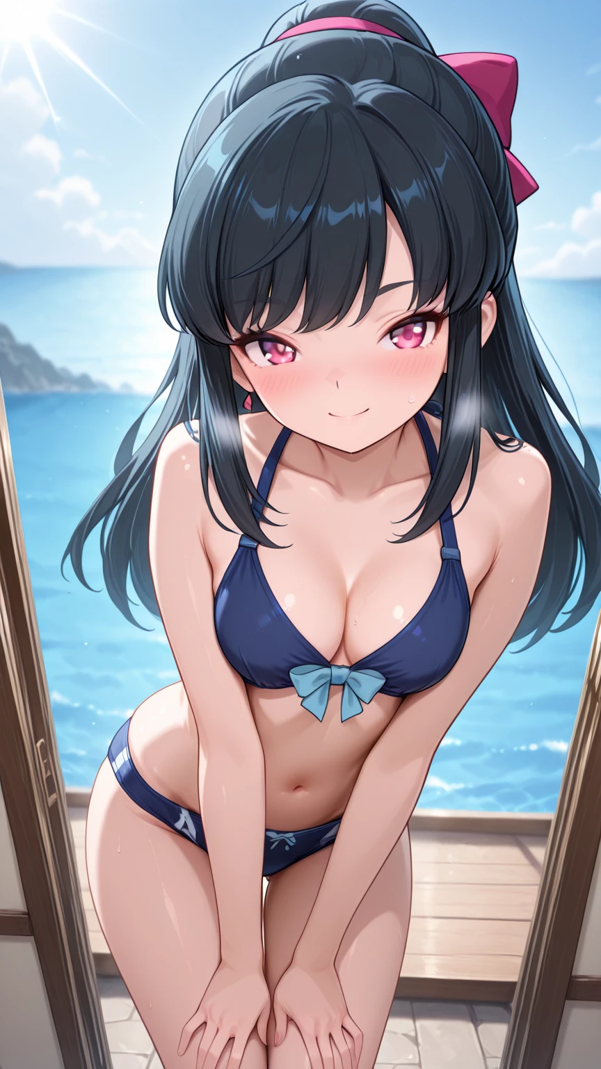 masutepiece、hight resolution、１a person々Cute Girl、hi-school girl、The bikini、Cute anime illustration、