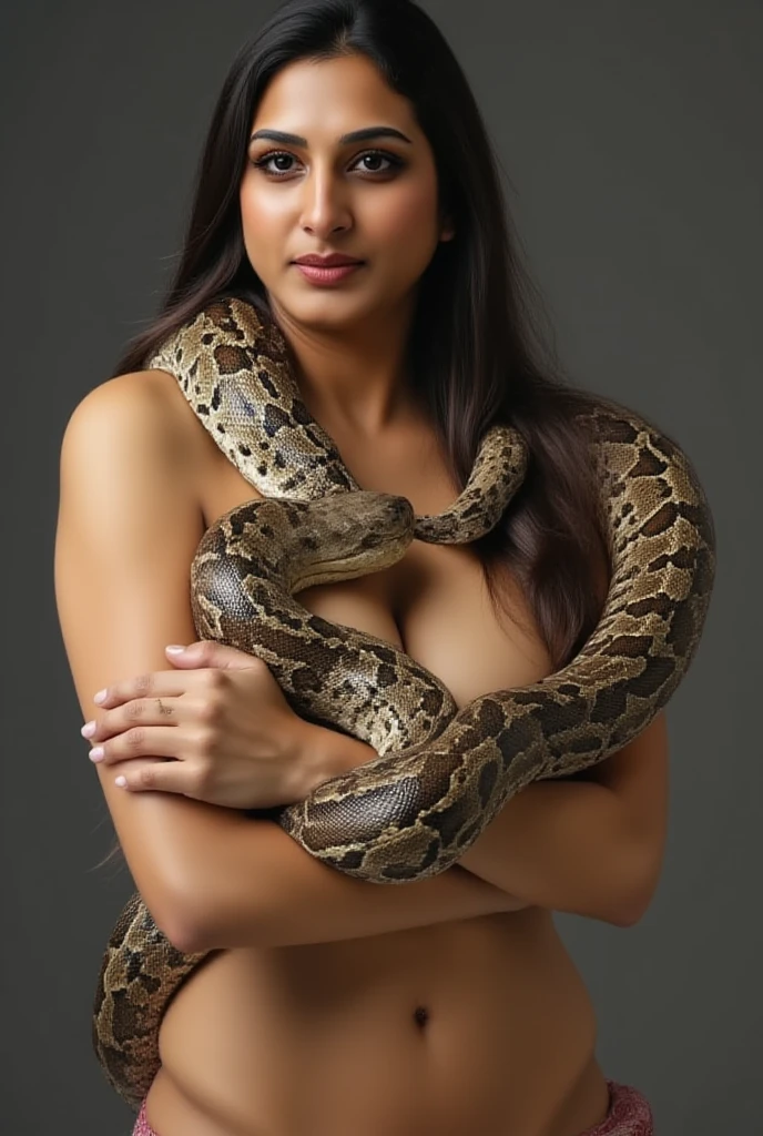  pink  Happy  aroused beautiful young teen Indian girl  wrapped inside the wet dripping coils of a giant colossal black anaconda monster raw, ultra best picture, ultra intricate creative detail, hyper realistic detail, ultra hyper photo realism, ultra-hyper immersive realistic snake in , tentacle , kissing snake, snake pit sunny day