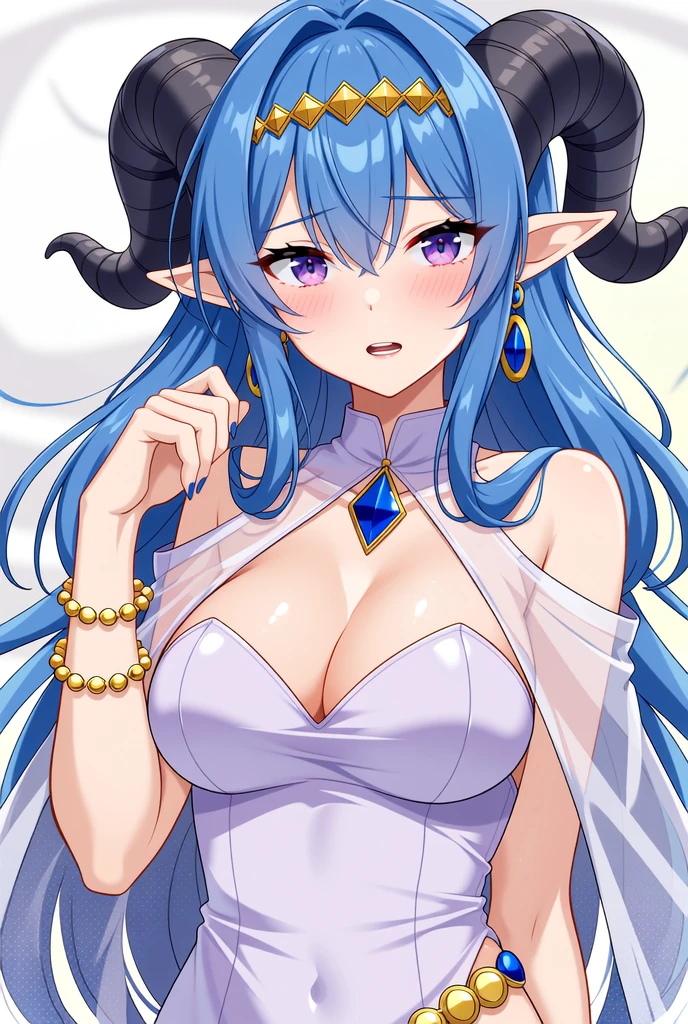  Beautiful Lamia , snakeskin,  beautifully detailed eyes ,  Beautifully Detailed Lips ,  highly detailed eyes and faces,  long lashes, Thin long ears ,  Body Like a Snake , Bare Skin, Complex scales, Coiled Body ,  golden eyes,  detailed reptile characteristics, Pleasure, Obscene, Lustful Aura ,  An atmospheric dungeon hinterland that invites you with the tip of your tongue,  dramatic lighting,  Dark Fantasy ,  Lustful Atmosphere , Beautiful round breasts:1.2,  armpits:1.2,  hands behind head,  vibrant colors,  Movie-like Composition ,  anime style:1.2, Detailed CG illustration, 8k,  Masterpiece．