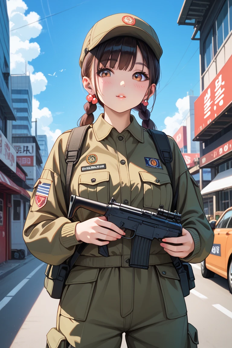 Survival Games　Beautiful Mature Woman、Shoot with a gun、The upper part of the body