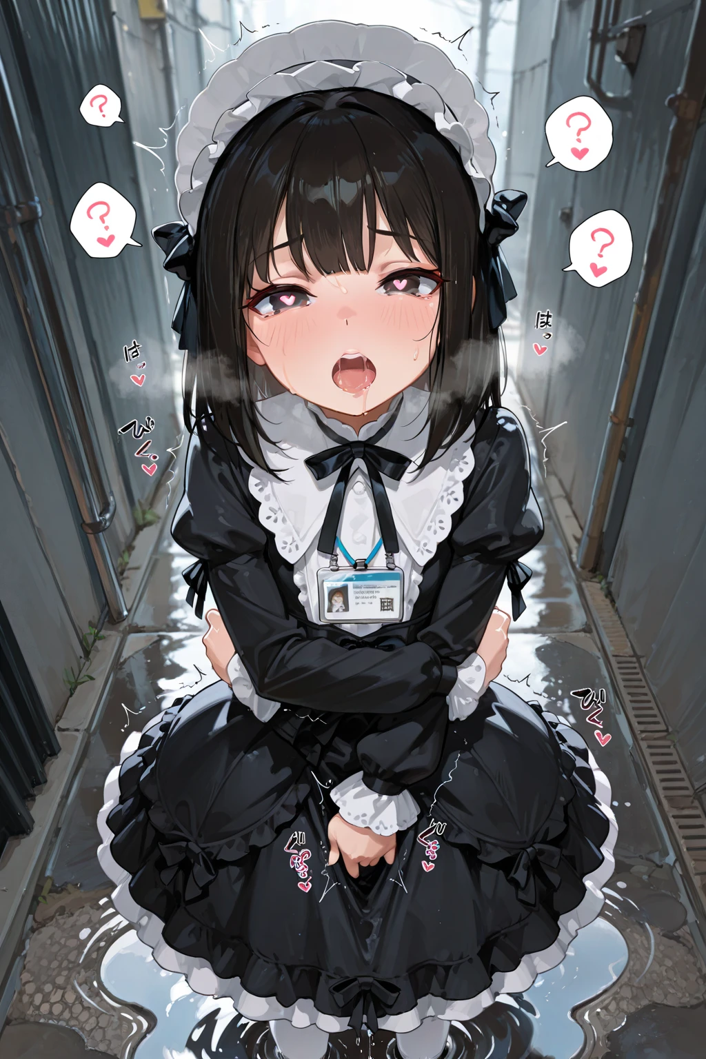 black hair、太いthighs、( of that top,straddle,On top of that,bed、squat、Stripe Pose、arm behind head、spread your legs, double piece:1.3)、girl、 、crowd、、太いthighs、knee socks、bad  、1girl is straddle,1 boy has a 、Finger to mouth、sit astride、 of that top、nature、straddle、spread your legs、 On top of that 、( 、 dump 、excess  、 、small  、 in  、grab your  、excess  、torn clothes:1.2)、wet skin、(、thighs:1.2)、( 、wet skin 、torn clothes  、realistic skin 、1girl is straddle:1.3)、(realistic skin 、wet skin:1.4)、(zettai ryouiki、恥知らずなthighs、大きなthighs、knee socks:2.0)、(、 in 、 、in the bus 、 Pole:2.0)、（Both hands at the back of the head:2.0)、（Pretty torn clothes、、restraint、restraintされた、fetters:2.0)、（glowing skin:2.0)