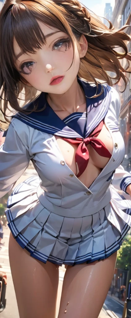 ((((move chart 1.5)))), (((((My exhibitionist girlfriend wearing the uniform sailor suit junior high school her ????? is visible :1.8))))), (((((Mujer arafed con el pelo largo y una pajarita azul., Lalisa Manobal, long hair con flequillo completo, long hair con flequillo, el corte de hime, neat hair con flequillo, con flequillo, brown long hair con flequillo, Lalisa Manoban de Blackpink, con flequillo completo, ulzzang, peinado de corte hime blanco, brown bangs,))))), ((((whole body :0.55)))), (((40K, RAW photo, Photography, masterpiece, Best quality, Ultra-detailed face, Detailed eyes, Ultra-detailed ??????, Ultra-detailed ???????))), (realistic, photo-realistic:1.37), (ultra-detailed, 1girl, cute, beautiful detailed sky), (smile:1.2), ((beautiful detailed eyes, floating hair, (seifuku :1), stockings, full body, street, thin, RAW photo, Photography, Ultra-detailed face, Detailed eyes,)), ((Huge saggy ??????? :1.5)), (first-person view :1.5), (pov :1.1), (((she has a big ???? :1.3))), (Surrealism),
