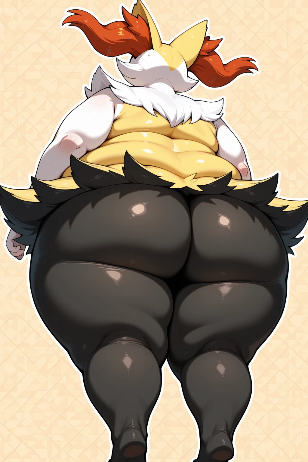 Solo, female,alphys,bbw,lizard,((by bebebebebe)),big booty,big breast,undertale 