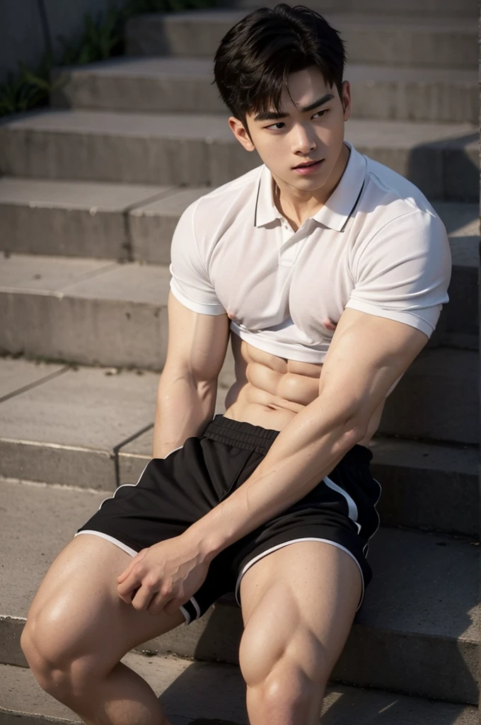 16 years old teenagers , very young , light-skin , wearing an dark green sexy , tmasterpiece，k hd，the feet ，black long socks，The barefoot , green colour , handsome and cute , extreme cute boy , white skin , dark green  boxers shorts , extremely tall and cute boy ,oppa model , handsome model , full body , dark green boxers underwears short shorts , black socks , white light-skin , Chinese model , young boy , white skin , handsome and extremely cute , green boxers  shorts , long black socks , handsome model , at the park , jogging , model oppa , long legs , jogging , running , high knee black socks ,black  long socks , stand up , extremely tall , extremely high , green underwears , green sports  , long black socks , clean and white legs , Chinese model , extremely long legs , looking at the camera , clean and white thigh , heavy bulge , kid face , baby face , wearing jacket , green underwears boxers , light and white skin , Chinese model , strike a pose , sexy pose ,  boy