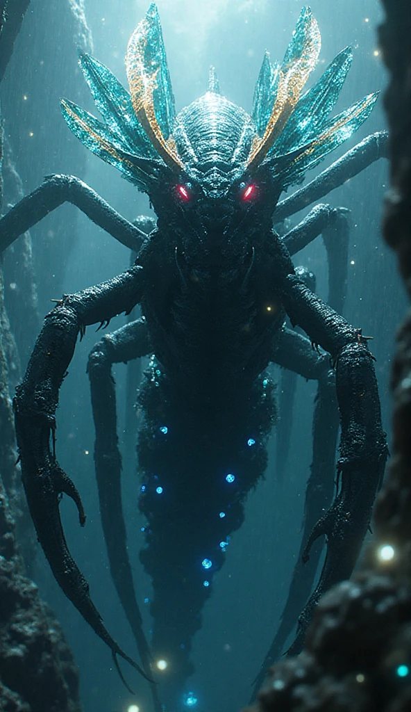 (guyver style,masterpiece,best quality),There is a huge alien creature，There is a huge eye on it,(Cyclops:1.2+Observers),(giant kaiju starfish monster:0.9+Alien big eyes:1.2)，Particularly dark and terrifying，Like Geiffer's dark hero Eternal Greeting，Image of a monster，Spooky bystander - from D&D's new beauty，And the same species - the Eye of Wejat，are the strongest existence。