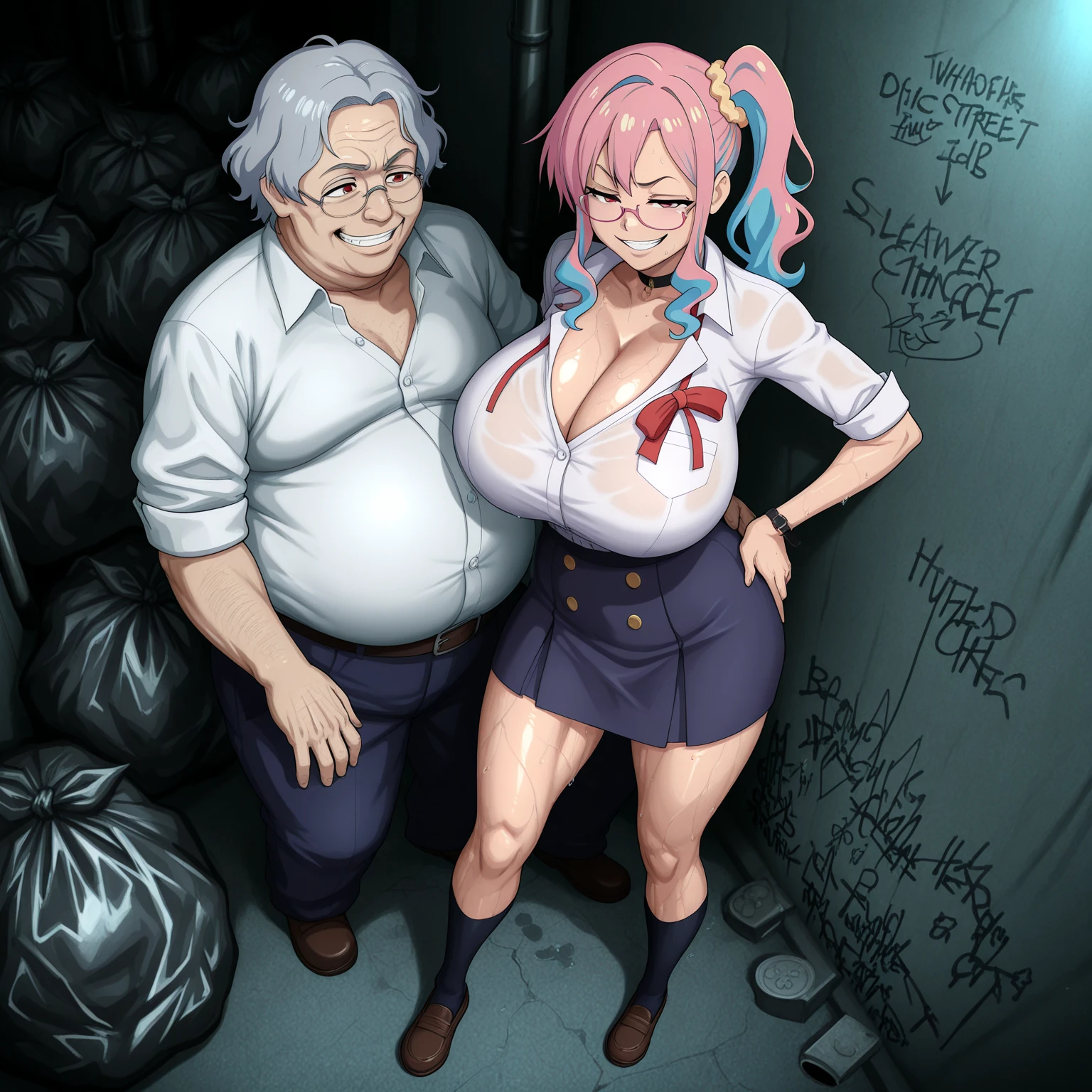  ((Vulgarity)),8k、(The true picture)、Very detailed、masterpiece、photograph、Best image quality、highest quality, (Torn Costume:1.2),One Woman,| Grayfia Lucifuge - [NSFW Support],Married Woman，wedding ring ((Cheating Sex))，Big cleavage,Braiding,(Torn Costume:0.8)，Night Dresaid clothes,shirt,Long skirt,garter belt,Knee socks、Headband，Remove underwear,((Big Breasts)),((Big Ass)),((Men, sex and ejaculation:1.3)),((Cum on face and chest:1.3)),((Have sex with lots of guys:1.3)),,((Blowjob:1.6)),Perfect lighting,Perfect body,Random facial expressions,((Cowgirl sex with a man)),Dynamic pose,((Have sex with a monster:1.3)),((Cum deep down my throat:1.3)),((Exposed breasts:0.7)),((Anal sex with an old man:1.4)),((A man grabs my breasts from behind:0.7)),((Semen in the hair))