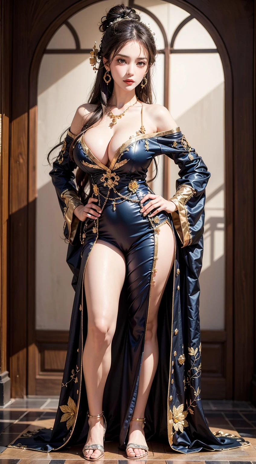 woman in blue dress with full moon in the background, retrato de uma vampires, vampires, retrato de uma linda vampires, mulher vampires, vampire portrait, beautiful vampires, linda rainha vampires, garota vampires, linda rainha vampires, Portrait of a Vampire, vampire fantasy, carmilla vampires, victorian vampire, Realistic fantasy illustration, elegant victorian vampire, (hyper realistic:1.4), (realistic:1.3), (best quality real texture skin), Detailed eyes, detailed face, PERSEPHONE, (SFW:1.5), (full body:1.8), (upper body up:0.3), (hyper realistic:1.4), (realistic:1.3), (best quality real texture skin), Detailed eyes, detailed face