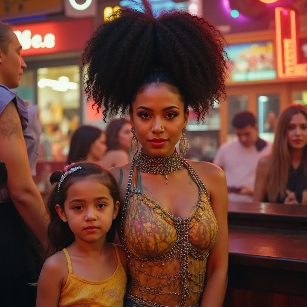 three women standing next to each other in a room full of people, non blurry, with tiny people, concert photo, not blurry, photo taken in 2 0 2 0, very grainy, very very low quality picture, profile pic, profile picture, very very low quality, by Bernie D’Andrea, photograph of three ravers, , Big tits, huge tits, , sexy, cute, wide hips, thick thighs, pear-shaped body, minimal clothes, thick, , chubby stomach, thick , , large , hard , piercing through shirt,  hard through shirt, chubby stomach showing, tummy spilling over the side, muffin top, the girls are sexy, short girls, only top of body, top zoom in, girl in middle behind