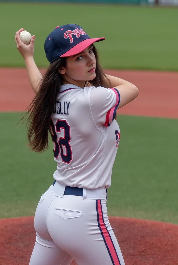 ((top-quality、in 8K、​masterpiece:1.3))、1 woman、top-quality、​masterpiece、The ultra -The high-definition、low angles、Baseball bat、Insert Butt:1.3、insertion、Insert a baseball bat:1.5、Baseball Uniforms:1.5、Baseball Cap、Butt insertion、(photorealisim)、Raw photo、bich、shinny skin、show off 、(Spread your :1.5)、(Very dense pubic hair:1.2), (Baseball Stadium:1.1),Baseball Player、