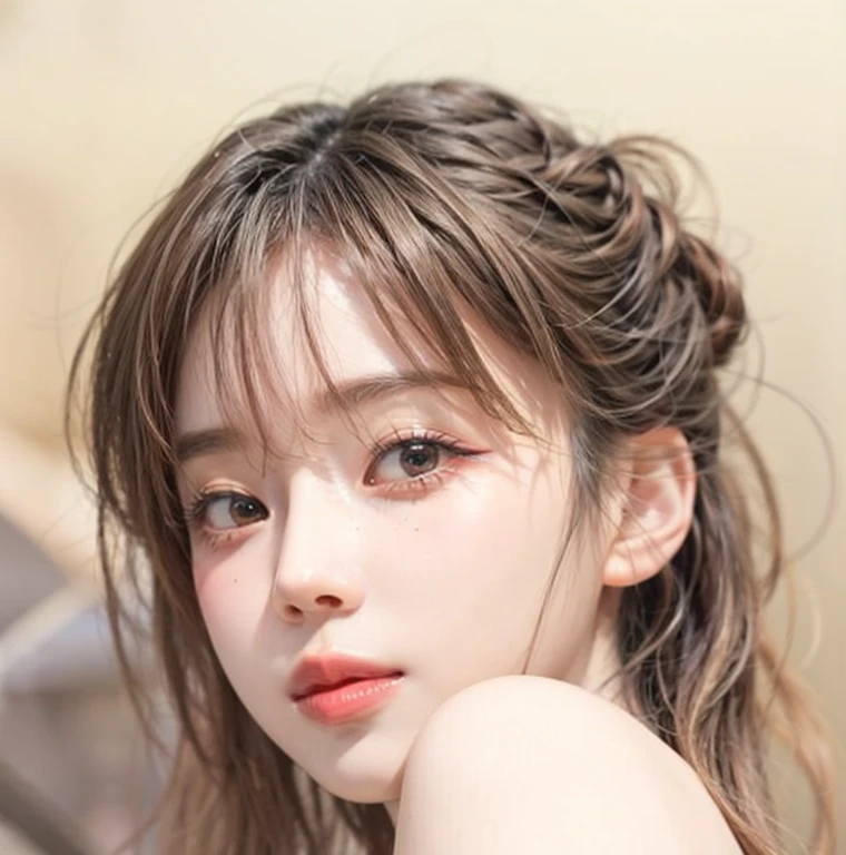 (masterpiece:1.3), high resolution, ultra detailed, extremely detailed CG unity 8k wallpaper, realistic, photo-realistic, RAW photo, beautiful detailed face, pale skin, realistic glistening skin, detailed cloth texture, detailed hair texture, Perfect body, Beautiful Face, accurate, Anatomically correct, Highly detailed face and skin texture, natural neck length, (beautiful hands), (fair skin:1.1), (well-aligned teeth:1.1), (Sweaty skin:1.2), 
BREAK, 
Detailed eyes, symmetric eyes, Light Brown eyes, Double eyelids, Thin eyebrows, (Glossy lips:1.4), ((A face with waiting for a kiss:1.2)), (blush:1.1), (A sparkling small hair accessory:1.1), (beautiful smile:1.1)
BREAK, 
(A classy and Cute woman:1.3),(, , :1.4), 
BREAK, 
medium large breasts, slender figure, firm abs, 
((braid hairstyle, Dark blonde hair, wavy hair, long hair, asymmetric bangs:1.2)), (looking at viewer), (cowboy shot:1.2), From above, 
BREAK, 
((Sitting side by side on the backseat of a office)), (((A view of Tokyo outside the window at Night:1.3))),