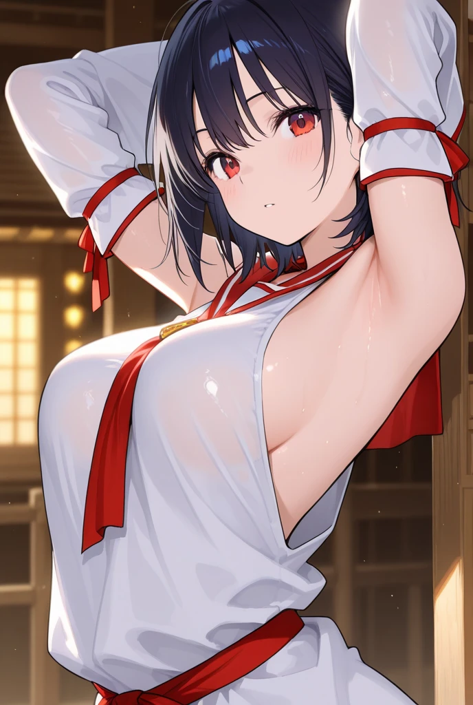 Best Quality, From above, POV crotch,1girl pale skin, actress 14 yo, beautiful, ((((cute face:1,5)))), , nffsw, wet body,flat chest, small , sweat, steam, fair skin, , Midriff,black long hair, (bangss), side locks, brown eyes, a bed,PILLOWS,,crying face,(hard :1.2),(glad:1.2),(kimono),open mouth,(pregnant:0.8)