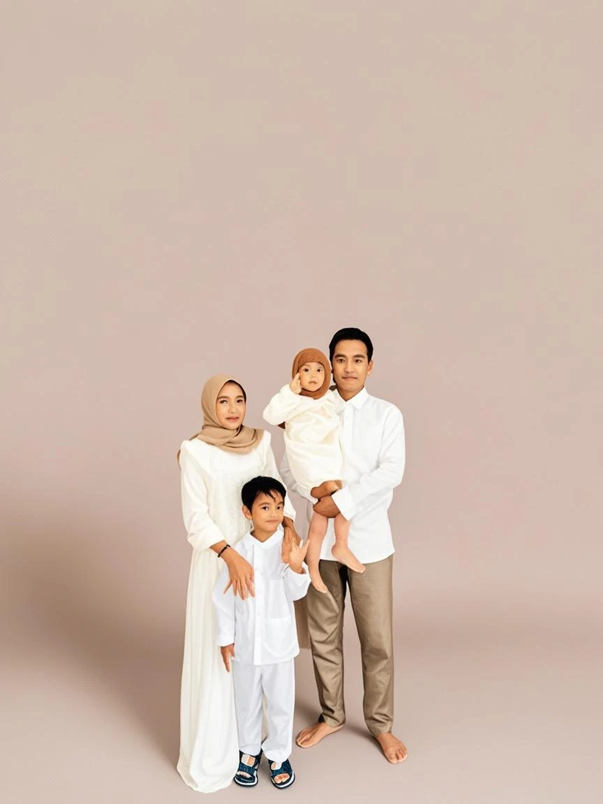 ultra realistic family photo