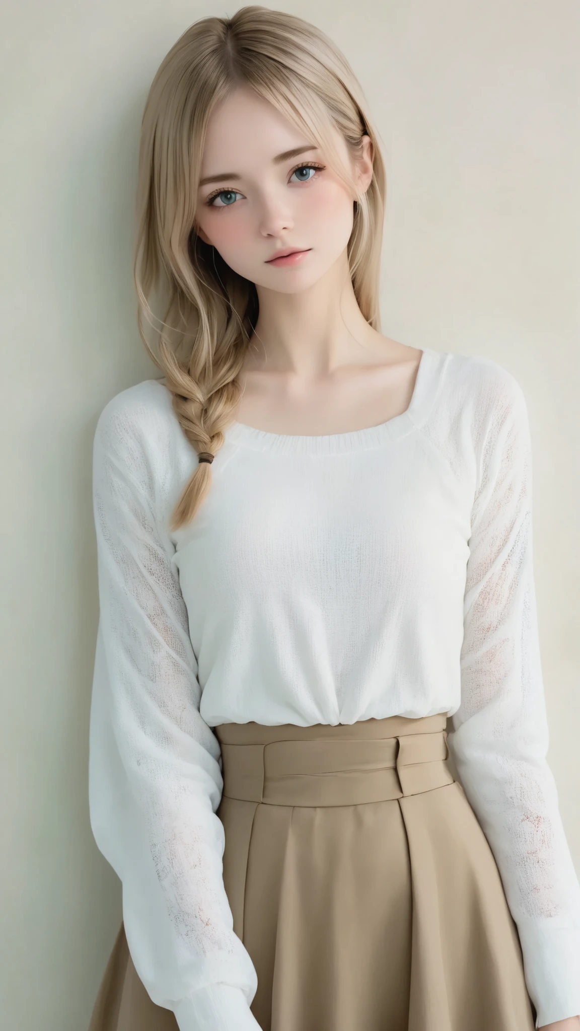 1girl, solo, casual clothes, upper body, like