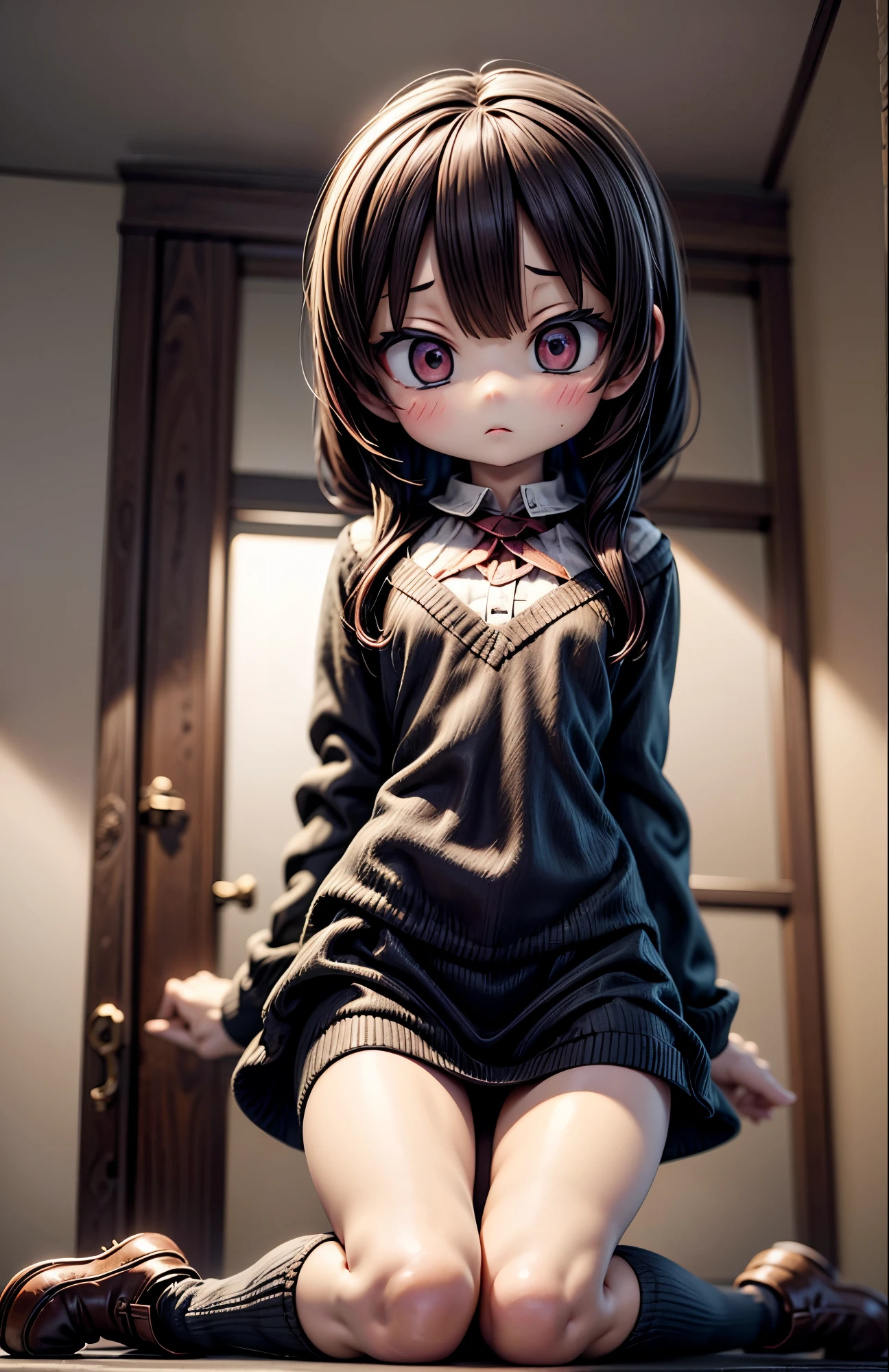 高解像度, 8Kの壁紙, 以上から最高品質, キュートな性格の女性騎士がパーフェクトな戦闘中position, small 守護の冠がバトルショートの準備を強化, ふわふわの毛, 大きな expressive な瞳で、決意と自然な甘さの組み合わせを示します, (詳細な目:1.2), (シャープアイ:1.1), 放ちます、round face それはかなり魅力的に見える, (スムーススキン:1.1), (ツヤのある肌:1.2), 小さな猫の肩当てやハート型のチェーンメイルなど、かわいいカスタマイズが施された精巧なアーマーを身に着けています。, 古代の儀式用の部屋,、フォロワーと見事にコーディネートされた攻撃を行います of magic, では、彼女の魔法の剣は頬に小さな戦傷を負った浄化光、不思議な円と魔法の仕掛け, それはかなり魅力的に見える、彼女の愛らしい特徴を強調するドラマチックな照明効果, 長期にわたる戦いの痕跡や破壊された儀式の構成要素が見られる地下ダンジョン環境, 愛らしい外見の裏に戦術的知性が隠された完璧な戦闘の瞬間、ダイナミックアングル、
