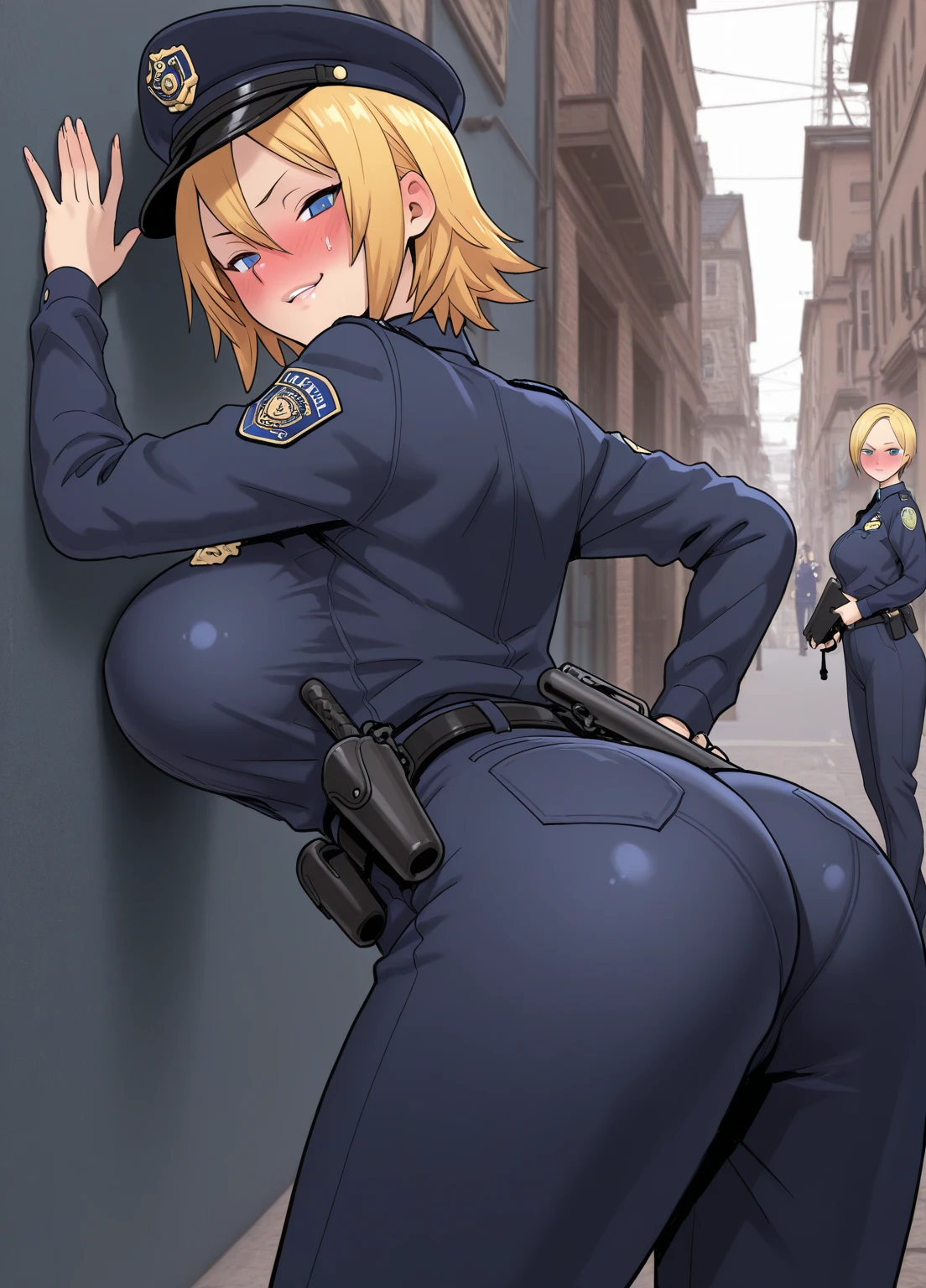 ((velocity)),Yellow smoke,Attacked by farts, (((Women police))),velocity,(Yellow smoke is rising),i'i'i'i'i'i'street)),((One Woman)),((A girl smells a ???? and gets scared)),(​masterpiece:1.2、top-quality)、(the Extremely Detailed CG Unity 8K Wallpapers、ultra-detailliert、Best Shadows)、(细致背景)、(The best lighting、extremely delicate and beautiful)、depth of fields、1girl in、独奏、upward looking gaze、closed her eyes,Women police,Ephemeral,,(ponytail),()),((((Girl is surprised when she smells the bad smell of farts)))),outfit like a police,((((profile facing diagonally)))),((i'I opened my mouth in surprise....)),((Look up)),((Scared look)),((massive ????)),((???? text))