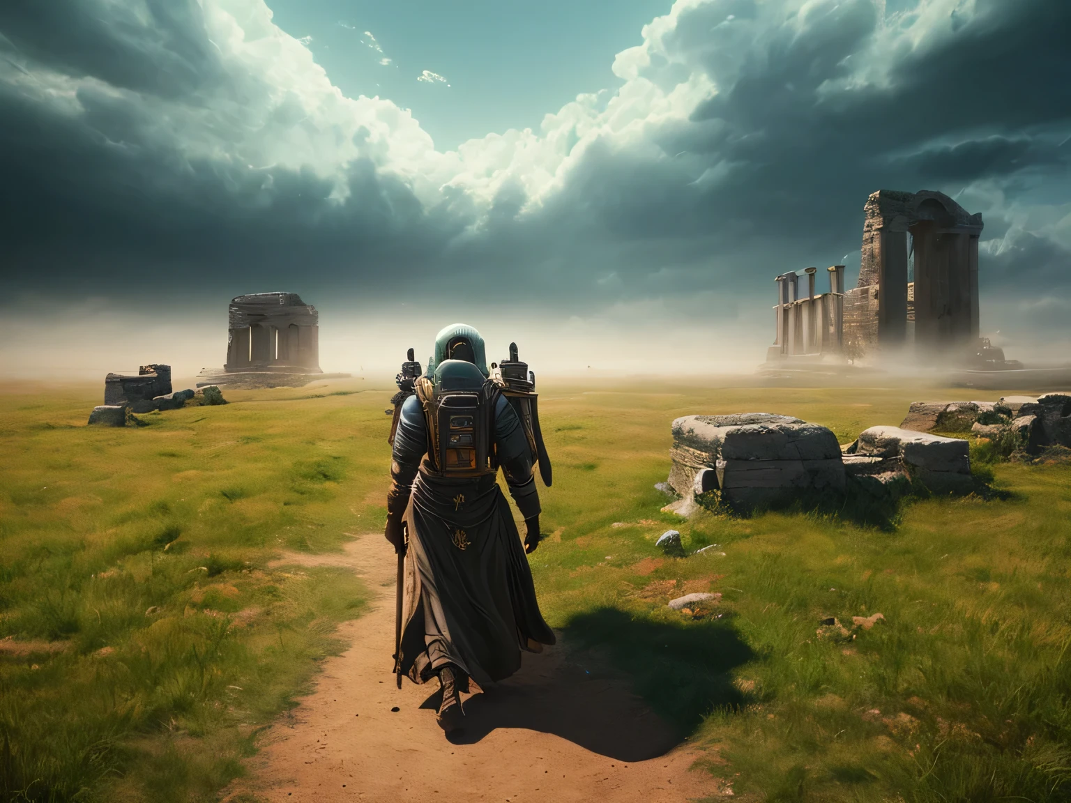 anunnaki people, ufo, mesopotamia, hyperrealistic, octane render, 8k, cinematic lighting, detailed environment, dramatic lighting, volumetric fog, intricate machinery, alien technology, glowing crystals, ancient ruins, detailed facial features, intense expression, commanding posture, hyperrealistic skin texture, 4k, photorealistic, mystical atmosphere, epic landscape, dramatic skies, sweeping vistas, cinematic composition, masterpiece