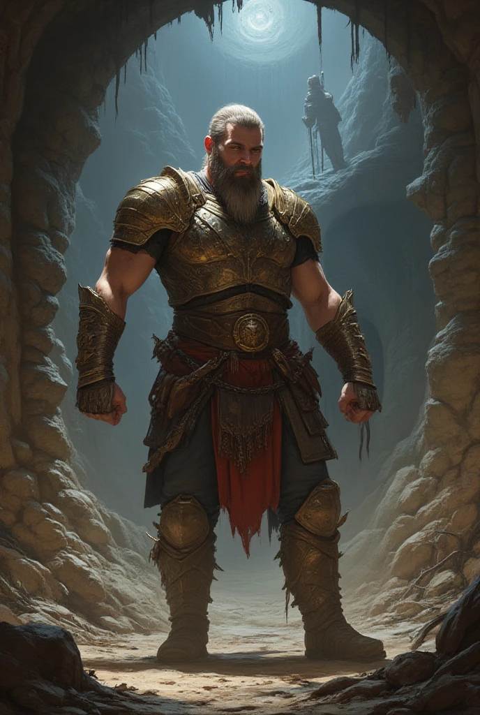 viking, dark sea, wild boar head, full body, Animal Anthropomorphism, realistic digital, humanoid, abstract background, global illumination, intricate, epic, dramatic, masterpiece, high detail, best quality, ultra high res