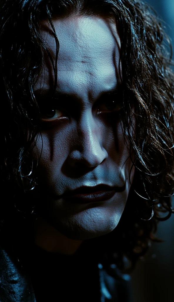 film photography, vintage, fashion shoot of female horror monster, sunrise background