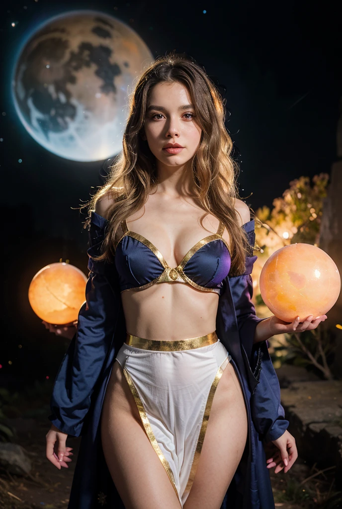 (photo realistic1.2),ultra detailed,(8K),(1girl),(Fantasy:1.5),(bed),Clothing with low sheen,(wizard costume:1.5),Enchanted Wands,Sorcerer's Spellbook,(Wizard's Hat:1.2),, (small ), (: 1.2), gravure, beautiful Japanese, clothes in disarray,earrings,(from above:1.5),(looking at viewer),(kneeling pose),smirk,(upper body),(brown hair),(short hair),22years old, 