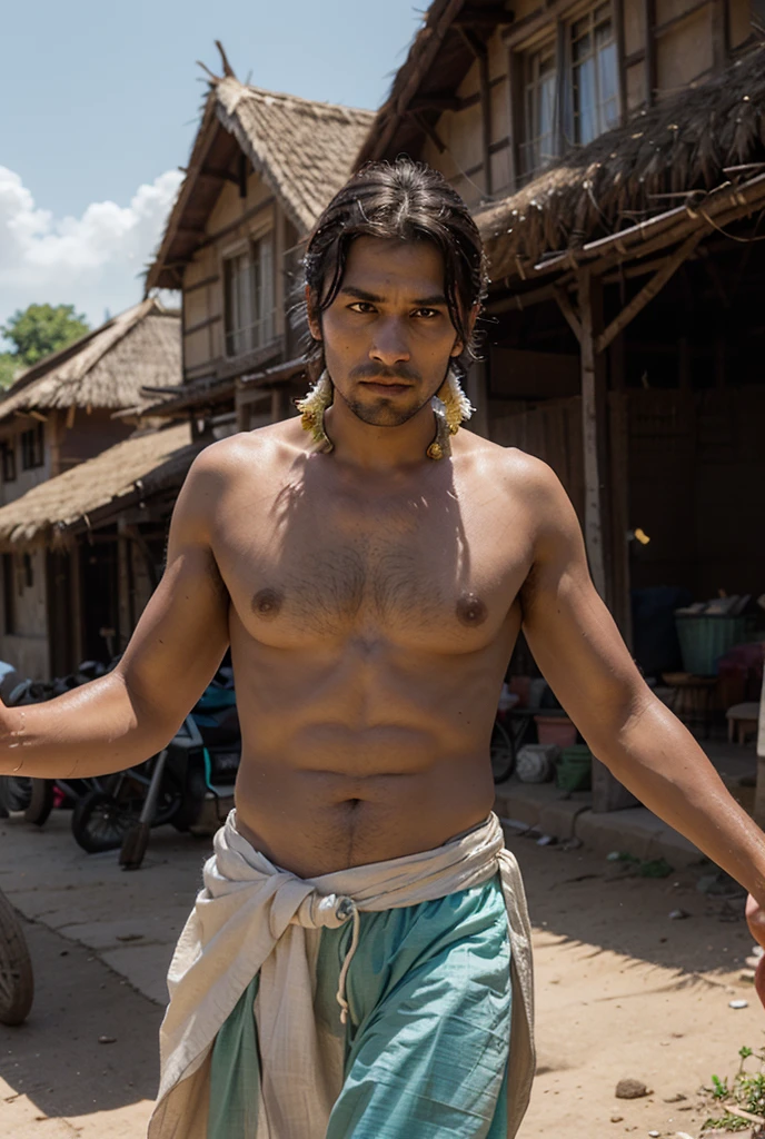 M s dhoni in samuri style