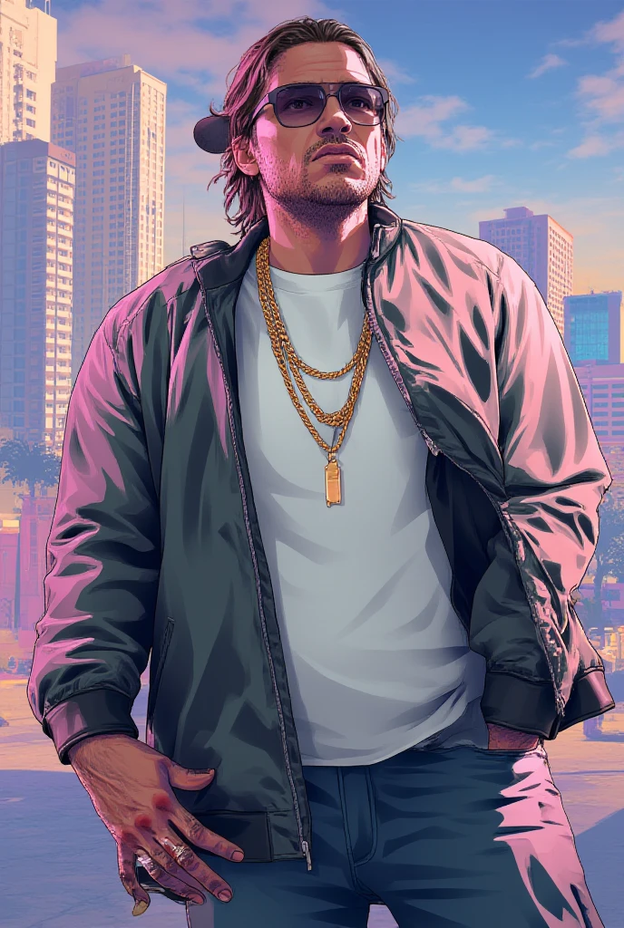 Nahaufnahme einer Person, who wears a hoodie and a hoodie, Youtuber, GTA Chinatowon Kunststil, IG Studios Anime-Stil, Webtoon, GTA-Kunststil, Videospiel-Avatar, Kunst GTA 5 Comics, Webtoons, Twitch-Streamer, Cartoon-Kunststil, h3h3, GTA-Artstyle, ruan niedlich vtuber, GTA 5 Cover-Stil