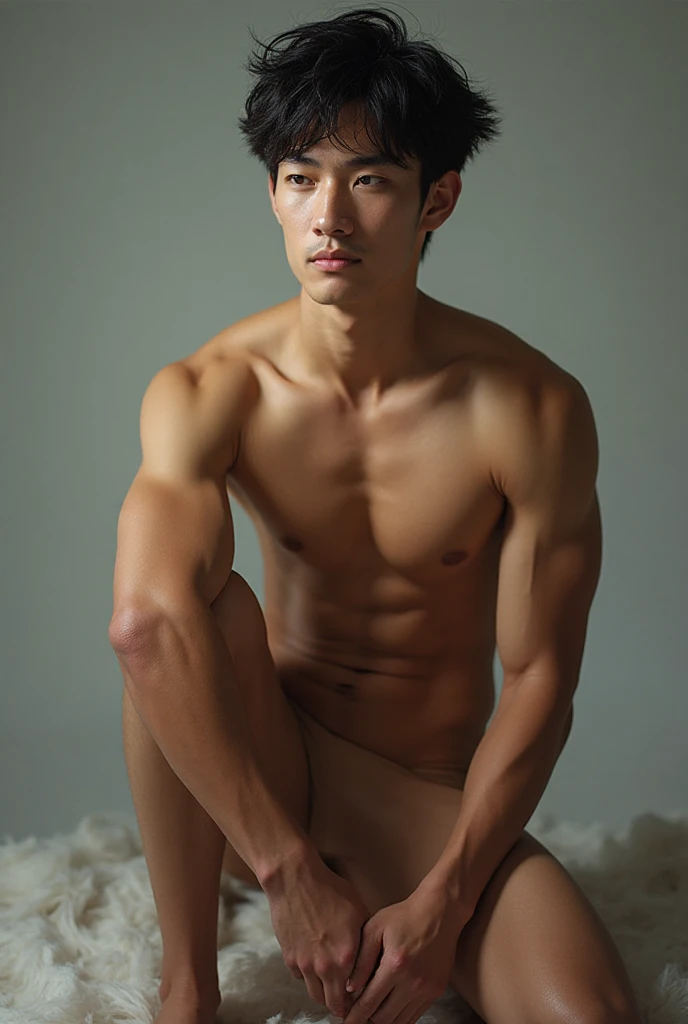 youthful korean kpop muscular monk, handsome, detailed bald head, tow-headed,  :: without robe, Buddhism, serene, a detailed Dark Brown robe, Full Body Shoot, sitting pose :: manly, look at camera, (eyes contact), manliness posture, manly deportment, virtuous, masculinity, manliness, ultra detailed  parts, ultra detailed neck, Manly, ultra detailed  temple background, sexy expression, professional photograph, soft focus, (8k, RAW photo, best quality, masterpiece:1.2), ultra detailed, ultra high res, perfect , extremely detailed body parts, very symmetric body, asian, 18 years old,  :: high detail, detailed face, detailed eyes, proportional eyes, ultra detailed mouth, Leaky abs :: ultra detailed, thin, narrow waist, realistic, human skin, extremely detailed fingers, handsome chad chin, , masculine, human skin, handsome, Attractive, high detail RAW color photo, depth of field, photograph from front, perfect composition, ultra detailed hands, ultra detailed fingers,  lifted arms, , , ultra detailed big  , , ,