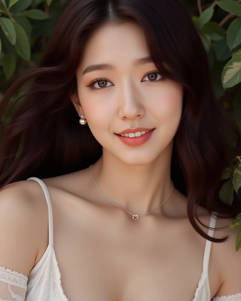 highest quality、4K、Perfect Face、Perfect Style、perfect body、Sunburn、beautiful lady、mature、long curly layer hair、Swept-back hair、full body, sexy 、charming、healthy、smile、
at The Sage's Sanctuary