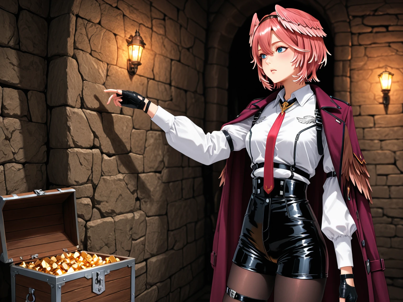 score_9, score_8_up, score_7_up, score_6_up, score_5_up, score_4_up, 
1girl,
1girl, Serasxl, orange hair, red eyes,
military uniform, blue jacket, belt, mini skirt, armband,
evil smile,
medium breasts, 
holding a glass of blood, blood dripping from mouth,
looking at viewer,
from below, foreshortening,
dungeon,
sitting, chair,
(tr4nsf0rmer boots), foot focus, black footwear,
embedding:zPDXL2 ,
hud_sh03_sh0w