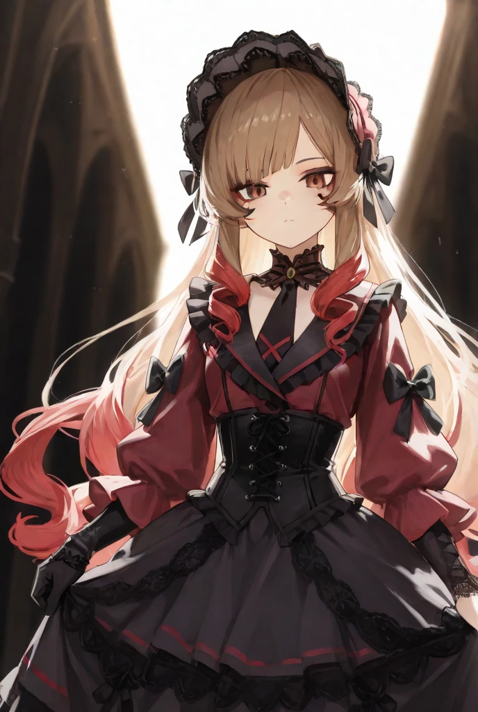 (masterpiece), Best quality, expressive eyes, perfect face, vampire girl, beautiful, Seira J.. Loyard, Red eyes
