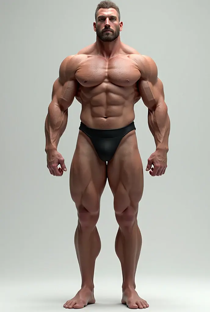 Muscular man without boxers and 