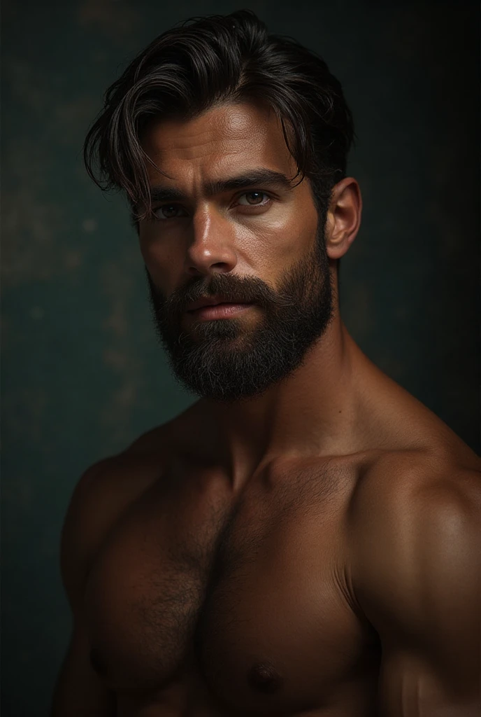 um cara bonito, 16k, Ultra HD, HDR,(obra de arte:1.5), (Melhor qualidade:1.5) , rosto lindo, Sem camisa ,  , , cabelo brilhante, (high detalhado skin:1.2), (Melhor qualidade:1. 5), corpo todo,muscular, ajustar, peludo, corpo masculino muito musculoso, intrincado, highly detalhado, art station, sharp focus, illustration, detalhado, HDR. --ar 9:16, Sozinho, Retroiluminado, (efeitos de brilho:1. 1), (por Anne Stokes), 16k, Ultra HD, HDR, (obra de arte:1. 5), (Melhor qualidade:1. 5), Cinema sincero RAW, 16mm, ((filme portra 400 colorido graduado)) ((remarkable color)), (ultra realistic), pele texturizada, remarkable detalhado pupils, ((realistic dull skin noise)), ((visible skin detail)), ((penugem da pele)), (pele seca) filmed with a cinema camera, arte digital, efeitos de brilho, hand drawn, r8k, octane rendering, cinema 4d, liquidificador, escuro, atmospheric 4k ultra detalhado, cinematic sensual, sharp focus, humorous illustration, grande profundidade de campo, obra de arte, cores, 3d octane rendering, arte conceitual, trending on art station, hiperrealista, Vivid cores, model shoot style, (extremely detalhado CG unity 8k wallpaper),, alto detalhe 