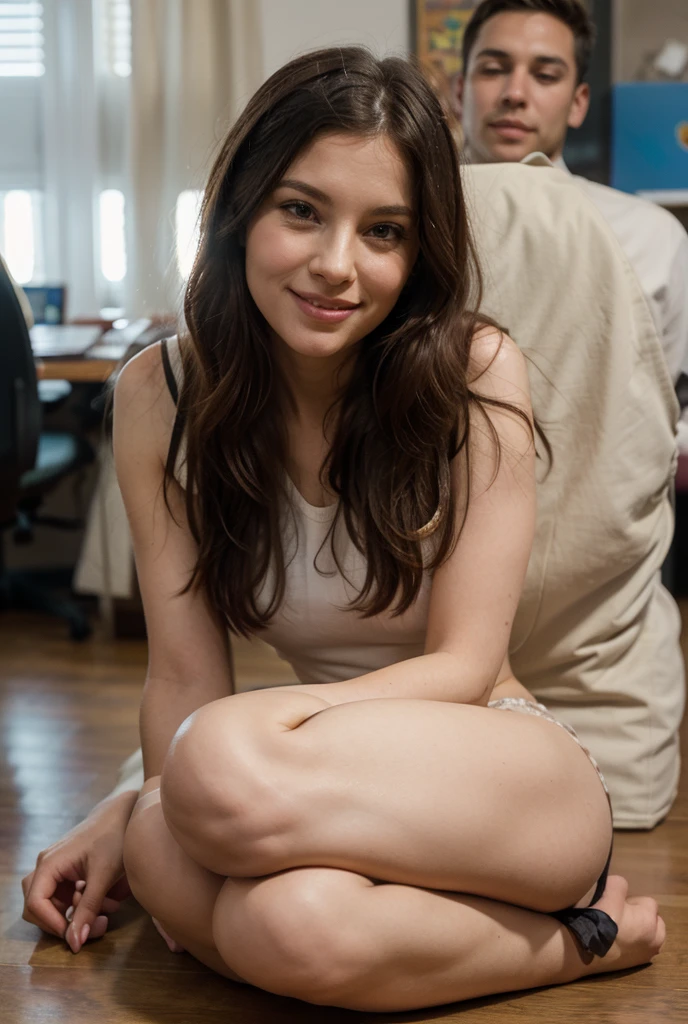 (detailed skin:1.2),(shiny skin:1.1),8k,(best quality),(photorealistic:1.4),1woman mature woman 30year-old,makeup,(lipstick:1.1), very long brunette hair style, very straight hairstyles, very glamor body, , ,  stand, very , ((grabbing own breasts)), (vulgarity),  big size mans , The -like  is  and , ((( in the ))), vulgarity, , lying, vulgarity, , on air bed