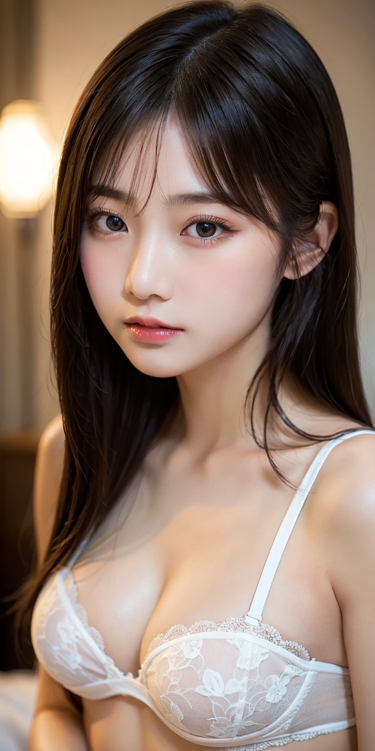small details, High resolution, high quality、完璧なダイナミックな構shape, Completely naked、beautiful and delicate eyes, medium hair, Full body nude、beautiful nipples、、natural color lips,to work rick cuckoo、20 year old girl、1 person、transparent skin、shining hair、on the table, 最high quality, shape, Super detailed, small details, High resolution, 8K、correct state of the human body、please strike a cute pose,ponytail,,perfect beautiful face,KPOP idol face,There is a look of ecstasy on the face,background blur,Randomly dressed as a female model&#39;fashion magazine