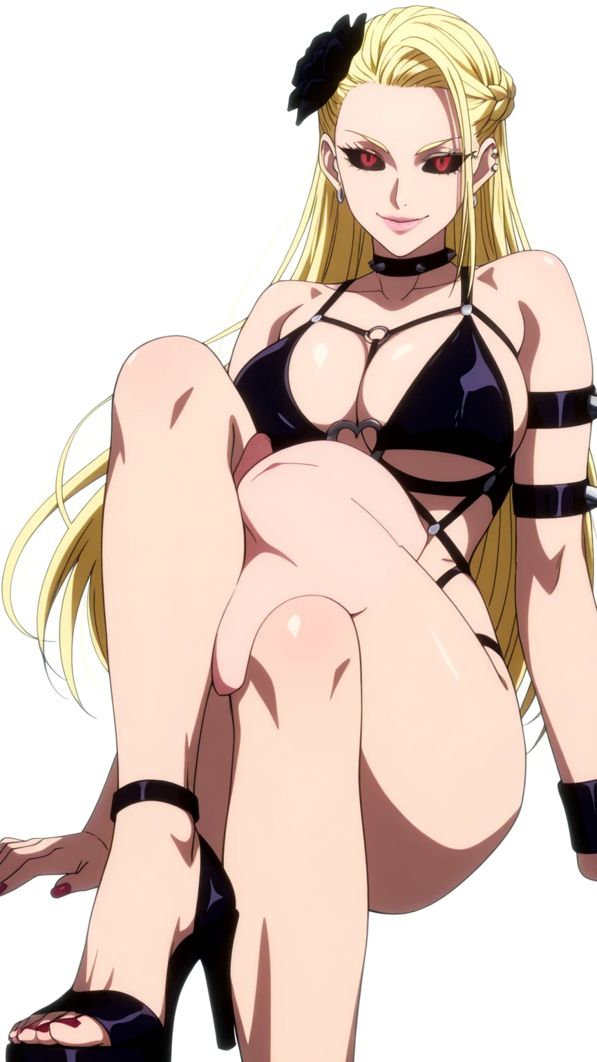 (masterpiece, Best Quality:1.2), absurdities, perfect ???????, owtech, stylized, 1 girl, full body, looking at the viewer, blunt bangs, Focus only, Soft lighting, (blue eyes), blonde hair, very long hair, twintails, Airi Akizuki, ??????, ???????, A beautiful and seductive demon girl, fantasy background, horn, demon wings, succubus tails, ???? body, black thighhighs, black stockings