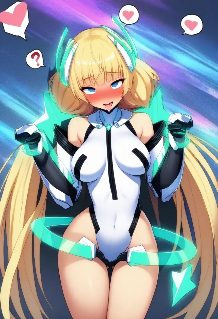 (masterpiece),(Highest quality),(Super detailed),(Best illustrations),(Best Shadow),(Absurd),(Detailed Background),(so beautiful), 16K, 8K,(Best illustrations),(Best Shadow), (so beautiful)angelabalzac, One person, alone, curby, , very long hair, , Blonde, Pink eyes, expelled from paradise, , Star-shaped hair fastening, BlueGreen Headgear, low twintails, empty eyes, blank eyes, , , paw pose, Arched back, , , ??????, afterglow, ?????? smile, , , , , , , , ???? posture, dynamic pose, , cross-eyed, rolling eyes, , , , , , A Ponter Tail, , , saliva trail, , shiny skin, , , , , torogao, ??????, BREAK, , Dramatic lighting, Psychedelic Background, Clear liquid, Oculogyric crisis, night, , , Torrent of Light, mysterious, spoken hearts,