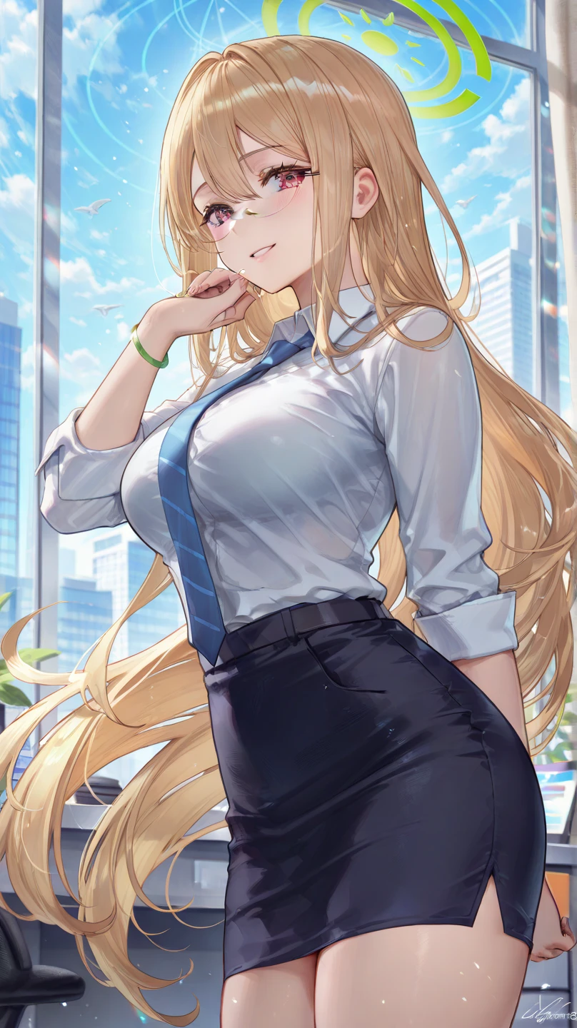 1girl, Table hump, rubbing the , white  shirt, mini pencil skirt, office, white , skirt lift, strap, a table, high ground, multiple boys,Liquid, Thought-provoking,, Masterpiece, Best Quality, Highly detailed