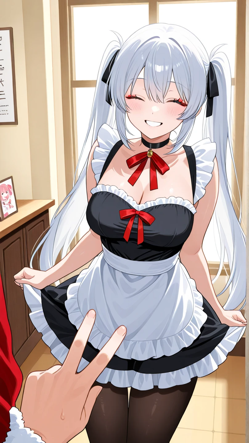 score_9, score_8_up, score_7_up, score_6_up, source_anime, highest quality, masterpiece, 2girl , 1girl  futanari devil, 1 girl large  futanari maid, suspended congress,   