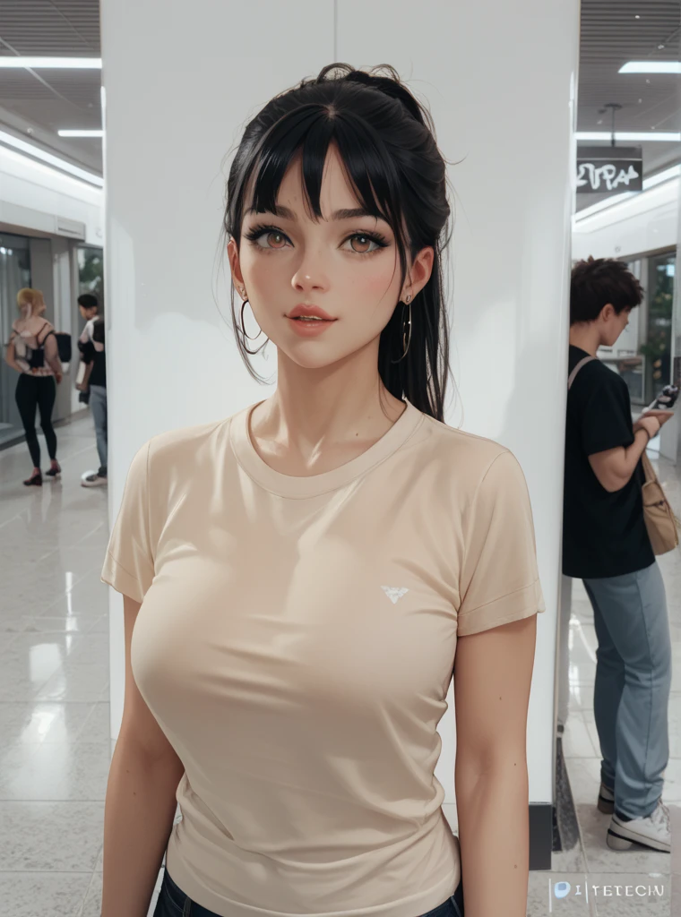 Arabian Women，White bra，（Bigchest：2.0）Beautiful Arab woman，