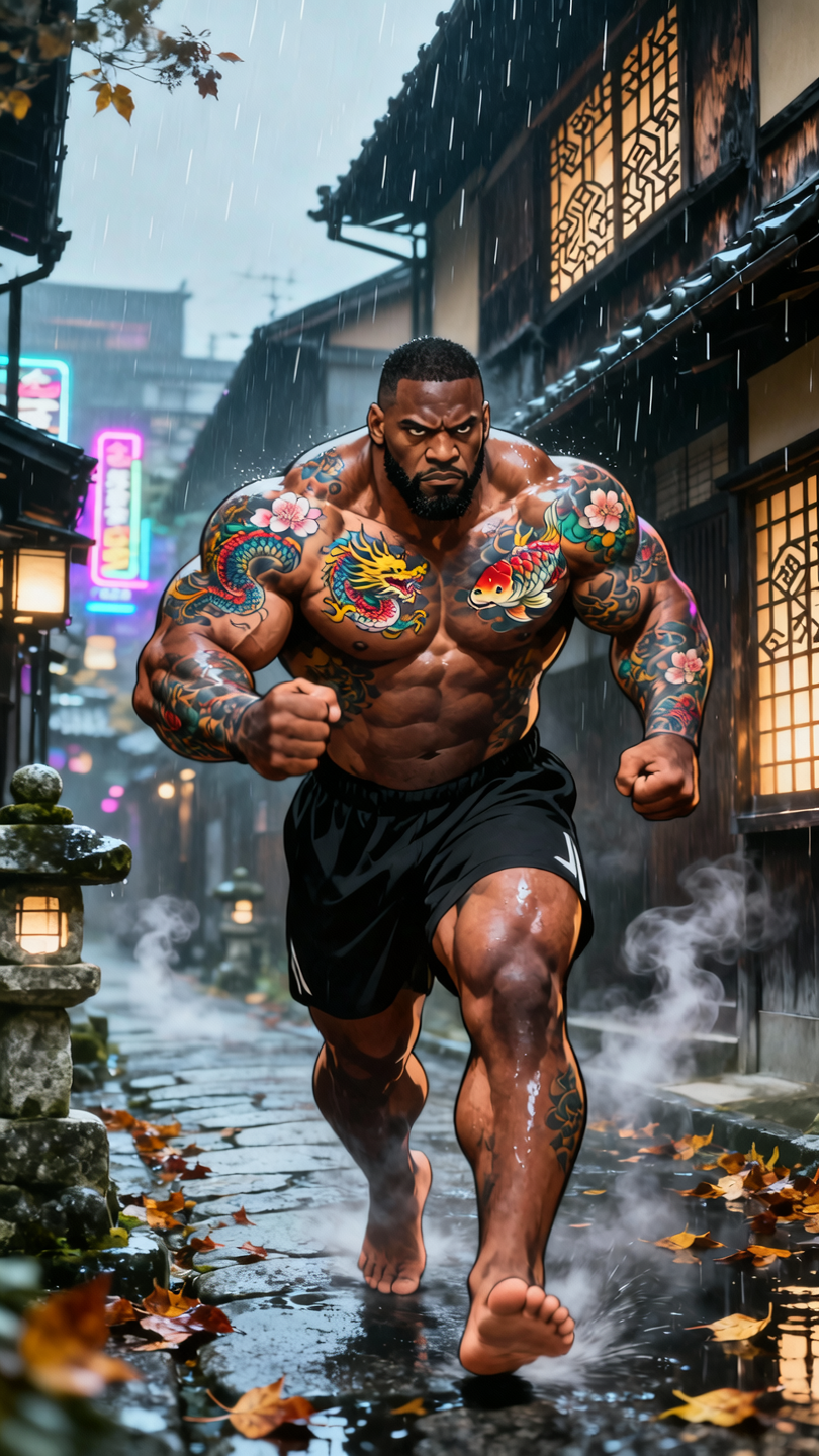 There is only one handsome Asian actor in the picture，30 years old，Tall and handsome, Toned body，short hair, O-Shaped Beard，Perfect body, Dark skin，Glowing skin，Smooth skin，The body is hairless，Muscle bulge, Muscular, Very large pectoral muscles，Very sexy abdominal muscles，Very well-developed leg muscles，Huge concave and convex area，Brightens oily skin，Wearing a white leather shiny ，Handsome face， Correct and accurate male body proportions, Stand among the flowers。